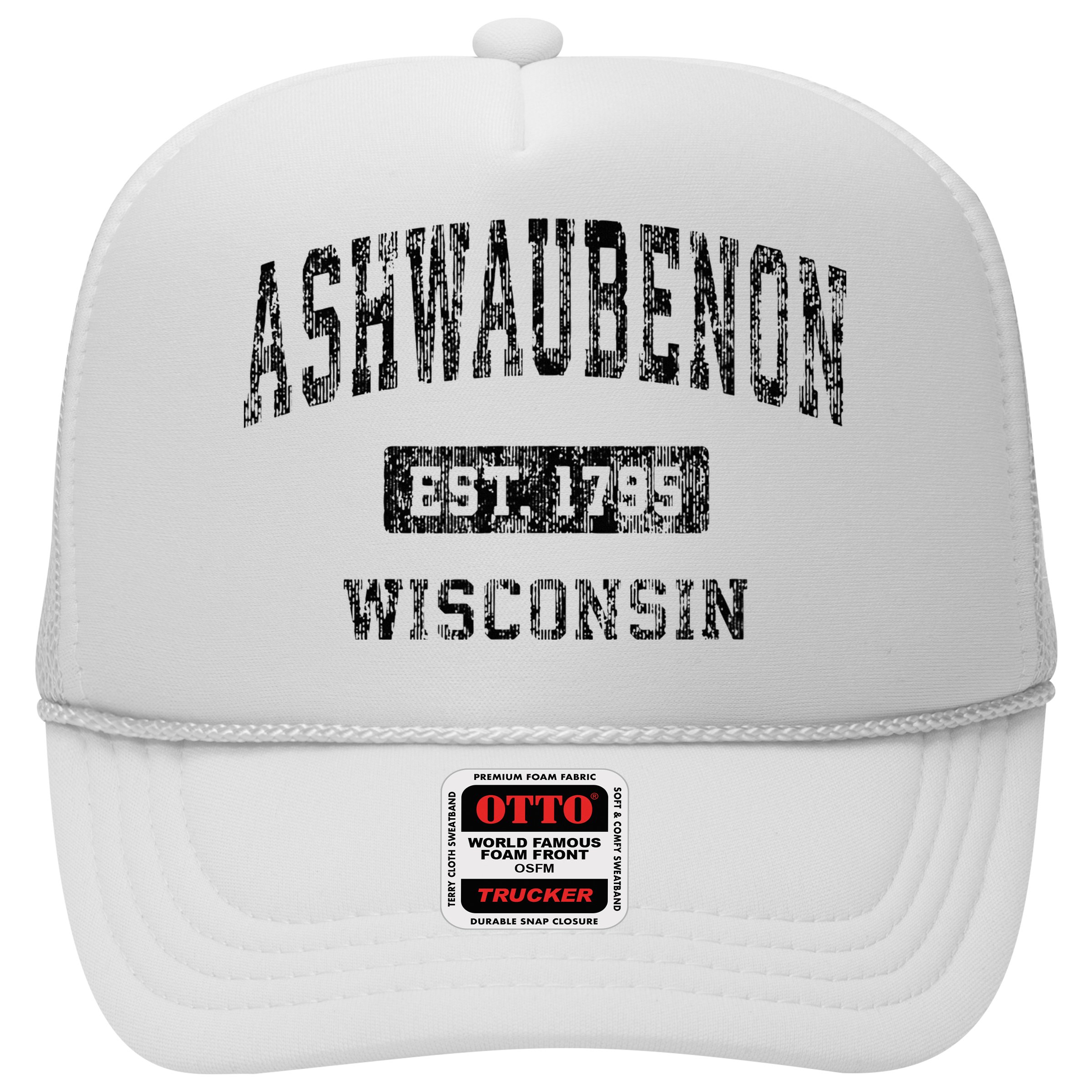 Ashwaubenon Wisconsin Wi Vintage Sports Design Hat