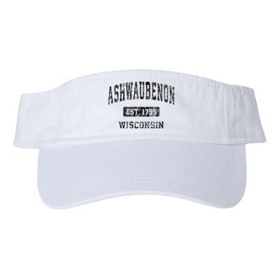 Ashwaubenon Wisconsin Wi Vintage Sports Design Visor