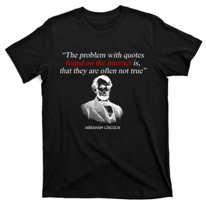 Autor Writer Writing Abraham Lincoln Funny Journalist Gift T-Shirt