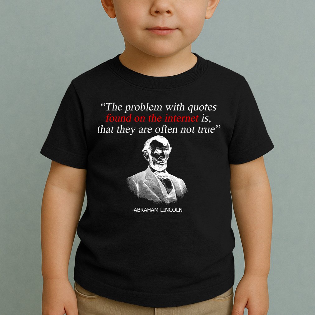 Autor Writer Writing Abraham Lincoln Funny Journalist Gift Toddler T-Shirt
