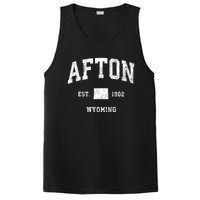 Afton Wyoming Wy Vintage Athletic PosiCharge Competitor Tank