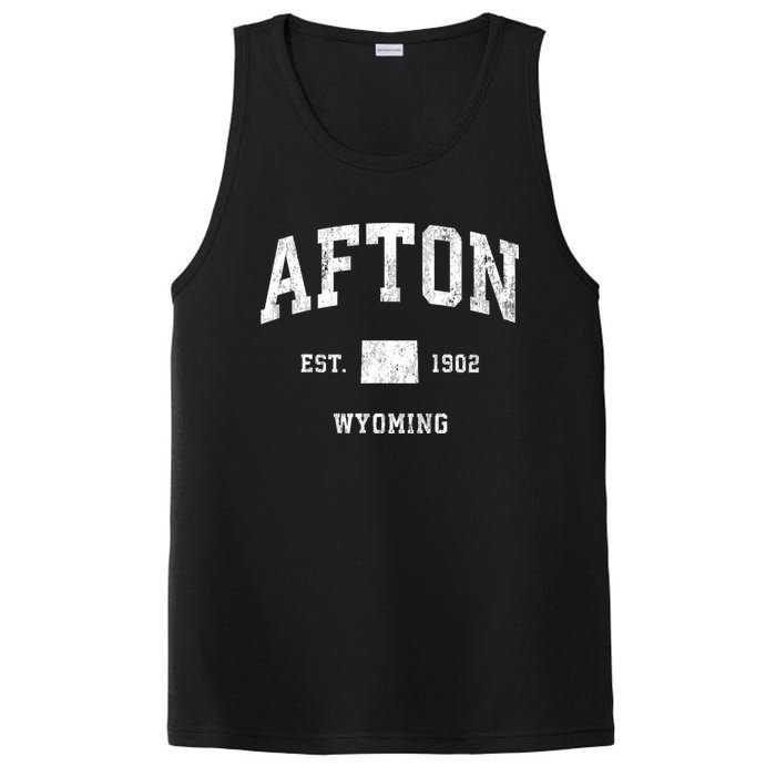 Afton Wyoming Wy Vintage Athletic PosiCharge Competitor Tank