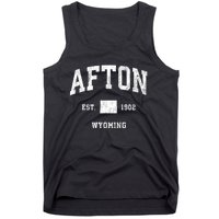 Afton Wyoming Wy Vintage Athletic Tank Top