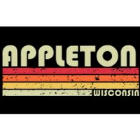 Appleton Wi Wisconsin Funny City Home Roots Bumper Sticker