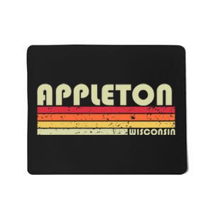 Appleton Wi Wisconsin Funny City Home Roots Mousepad