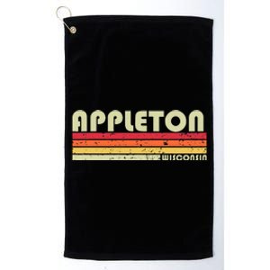 Appleton Wi Wisconsin Funny City Home Roots Platinum Collection Golf Towel