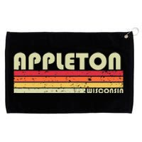 Appleton Wi Wisconsin Funny City Home Roots Grommeted Golf Towel