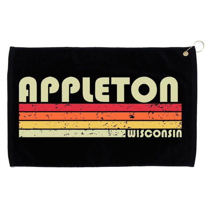 Appleton Wi Wisconsin Funny City Home Roots Grommeted Golf Towel