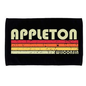 Appleton Wi Wisconsin Funny City Home Roots Microfiber Hand Towel