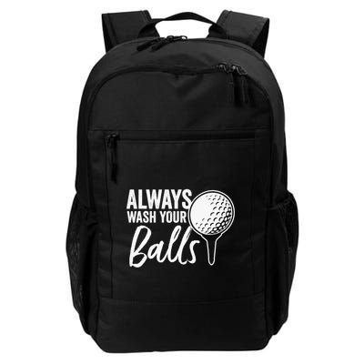 Always Wash Your Balls Golf Funny Golfing Sport Lover Backpack