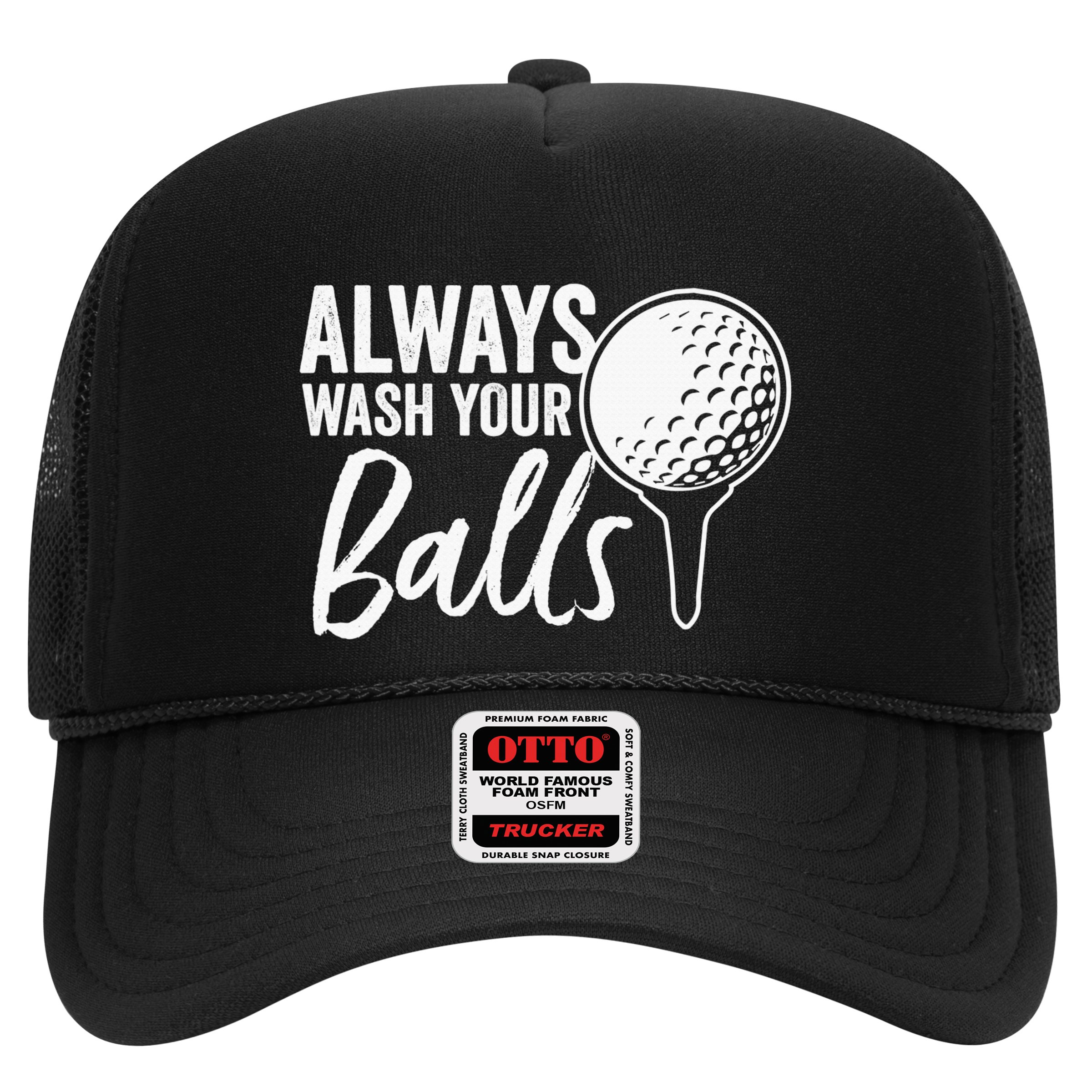 Always Wash Your Balls Golf Funny Golfing Sport Lover Hat