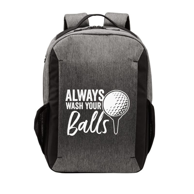 Always Wash Your Balls Golf Funny Golfing Sport Lover Vector Backpack