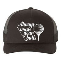 Always Wash Your Balls Golf Trendsport Yupoong Adult 5-Panel Trucker Hat