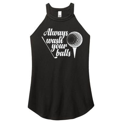 Always Wash Your Balls Golf Trendsport Women’s Perfect Tri Rocker Tank