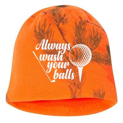 Always Wash Your Balls Golf Trendsport Kati - Camo Knit Beanie