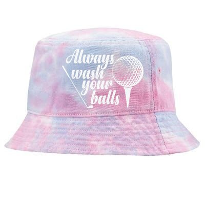 Always Wash Your Balls Golf Trendsport Tie-Dyed Bucket Hat