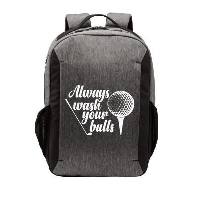 Always Wash Your Balls Golf Trendsport Vector Backpack