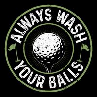 Always Wash Your Balls Golf Lover Golfer Golfing Life Womens Tank Top