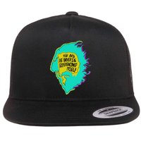 Alan Watts You Are The Universe Experiencing Itself Modern Flat Bill Trucker Hat