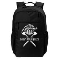 Always Wash Your Balls Golf Funny Lover Golfer Daily Commute Backpack