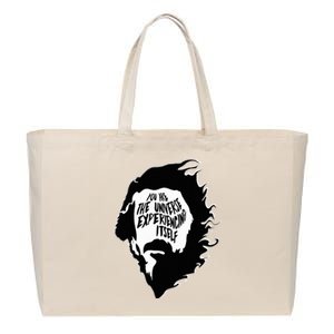 Alan Watts You Are The Universe Experiencing Itself Cotton Canvas Jumbo Tote