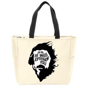 Alan Watts You Are The Universe Experiencing Itself Zip Tote Bag