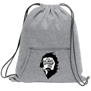 Alan Watts You Are The Universe Experiencing Itself Sweatshirt Cinch Pack Bag