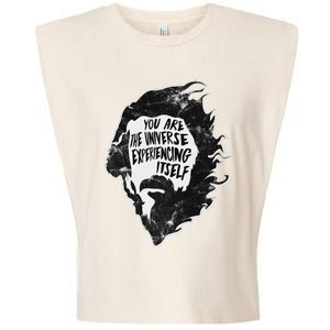 Alan Watts YouRe The Universe Experiencing Itself Garment-Dyed Women's Muscle Tee