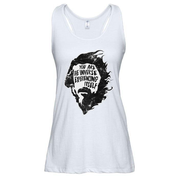 Alan Watts YouRe The Universe Experiencing Itself Ladies Essential Flowy Tank