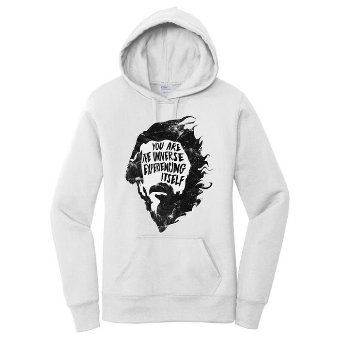 Alan Watts YouRe The Universe Experiencing Itself Women's Pullover Hoodie