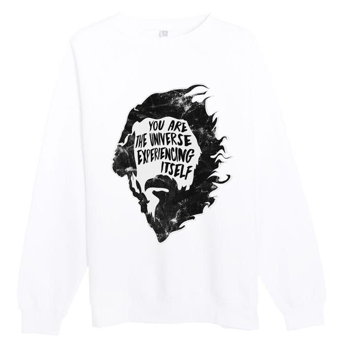 Alan Watts YouRe The Universe Experiencing Itself Premium Crewneck Sweatshirt