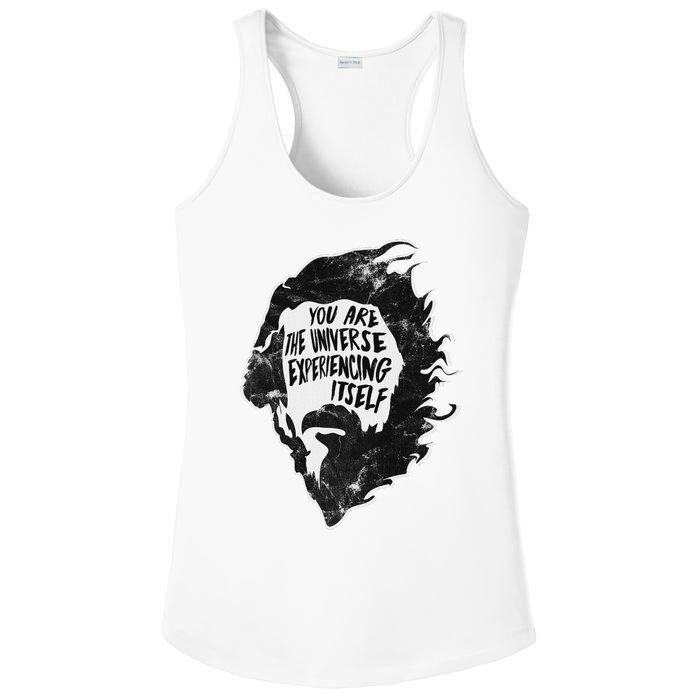 Alan Watts YouRe The Universe Experiencing Itself Ladies PosiCharge Competitor Racerback Tank