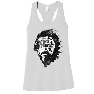 Alan Watts YouRe The Universe Experiencing Itself Women's Racerback Tank