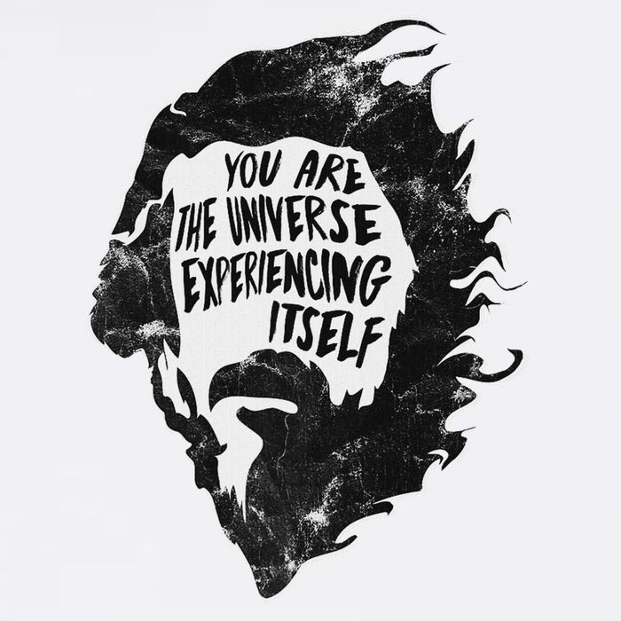 Alan Watts YouRe The Universe Experiencing Itself Baby Bodysuit