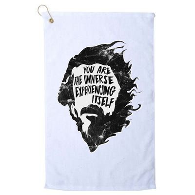 Alan Watts YouRe The Universe Experiencing Itself Golf Towel