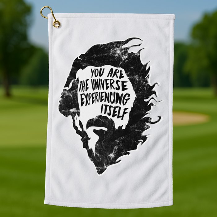 Alan Watts YouRe The Universe Experiencing Itself Golf Towel