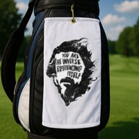 Alan Watts YouRe The Universe Experiencing Itself Golf Towel