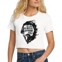 Alan Watts YouRe The Universe Experiencing Itself Women's Crop Top Tee