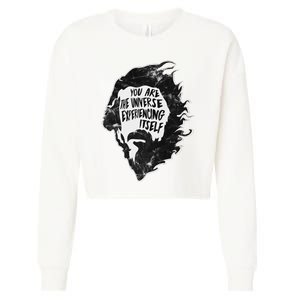 Alan Watts YouRe The Universe Experiencing Itself Cropped Pullover Crew