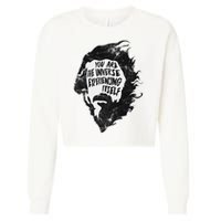 Alan Watts YouRe The Universe Experiencing Itself Cropped Pullover Crew