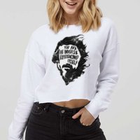 Alan Watts YouRe The Universe Experiencing Itself Cropped Pullover Crew
