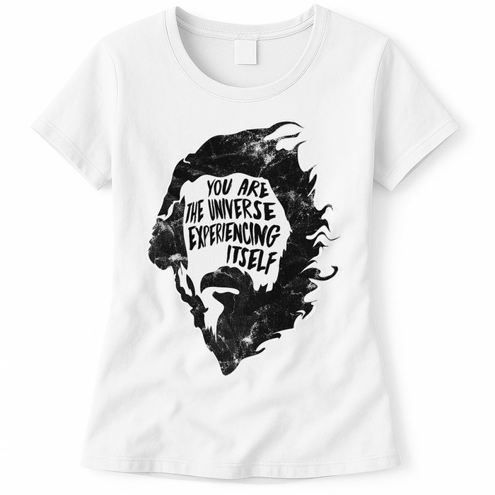 Alan Watts YouRe The Universe Experiencing Itself Womens T-Shirt