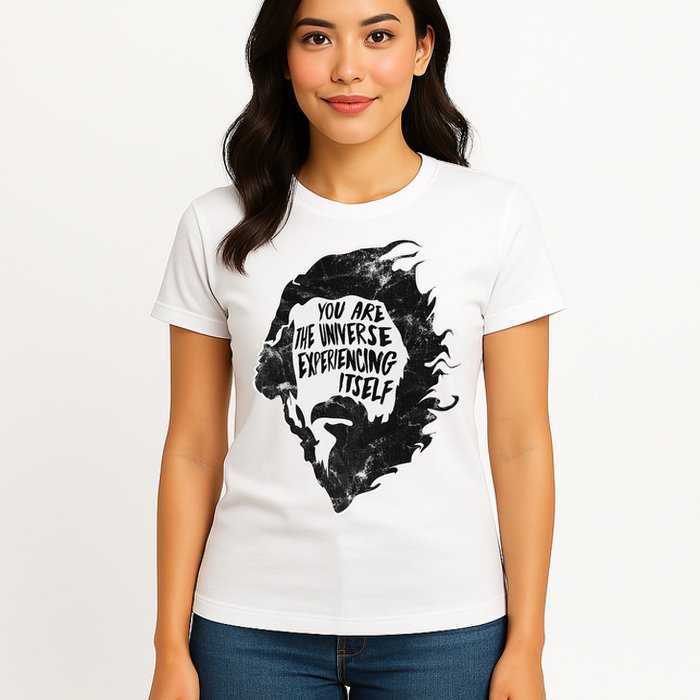 Alan Watts YouRe The Universe Experiencing Itself Womens T-Shirt
