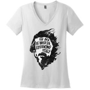 Alan Watts YouRe The Universe Experiencing Itself Women's V-Neck T-Shirt