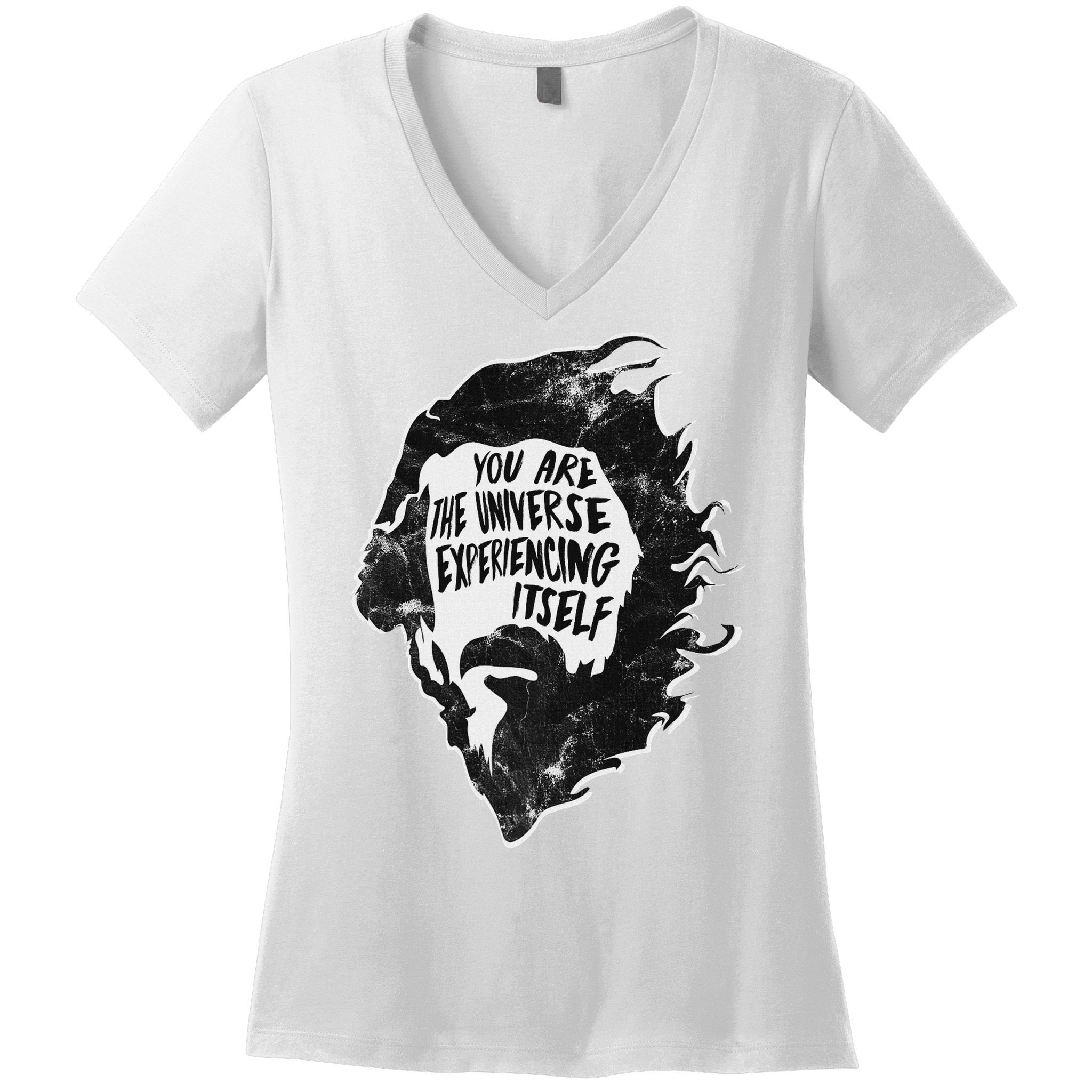 Alan Watts YouRe The Universe Experiencing Itself Women's V-Neck T-Shirt