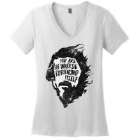 Alan Watts YouRe The Universe Experiencing Itself Women's V-Neck T-Shirt