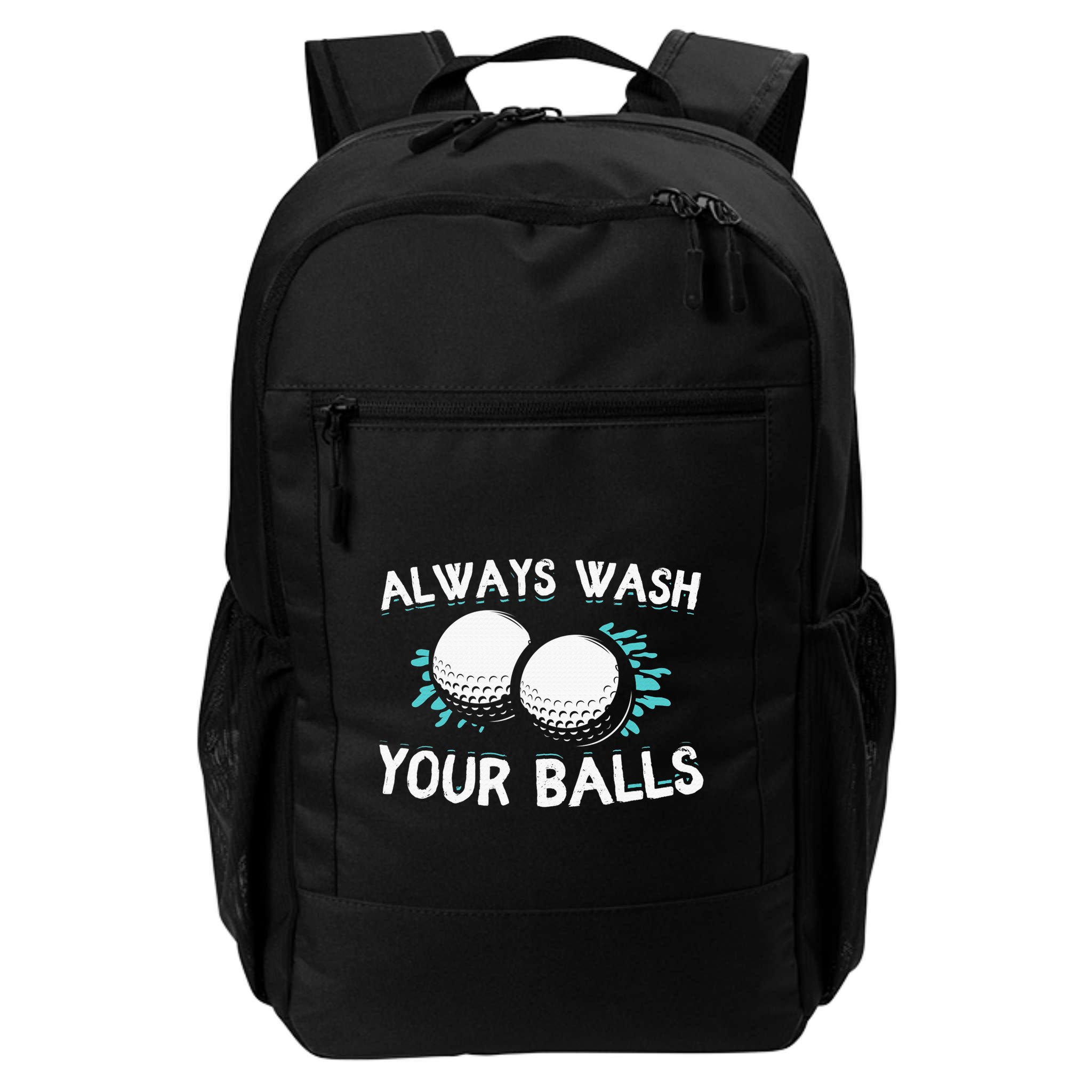 Always Wash Your Balls Golf Player Golf Lover Cute Awesom Backpack