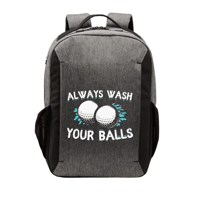 Always Wash Your Balls Golf Player Golf Lover Cute Awesom Vector Backpack