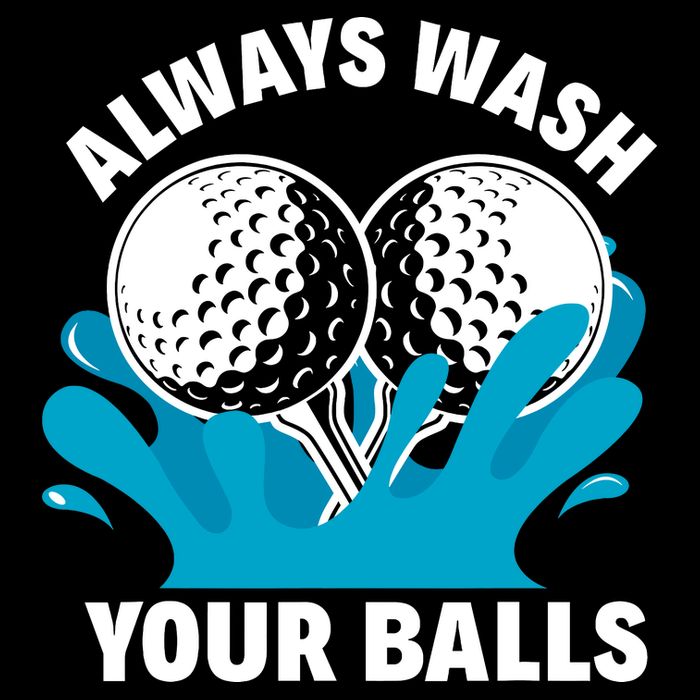 Always Wash Your Balls Funny Golf 16 in Basic Backpack