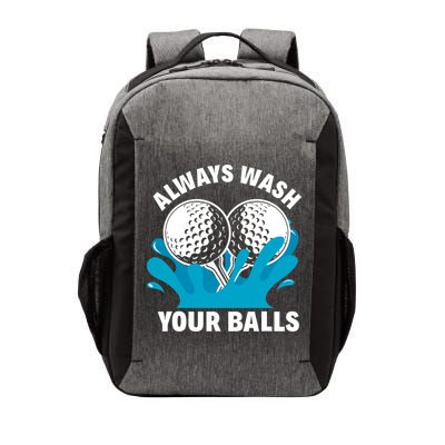 Always Wash Your Balls Funny Golf Vector Backpack